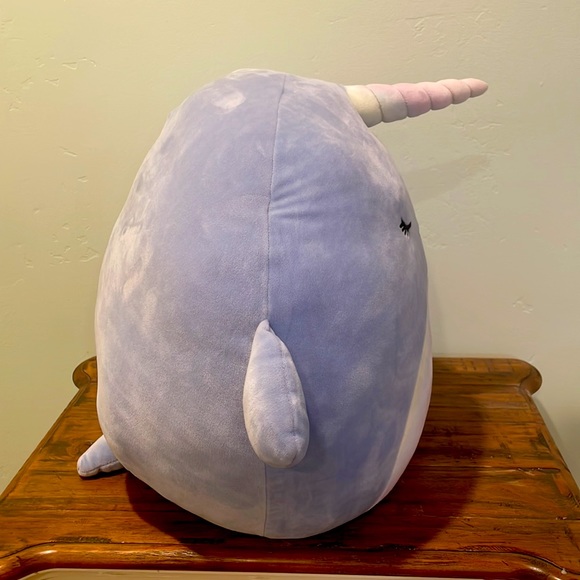 This is a limited edition narwhal unicorn, large sized, squishmallow! - Picture 4 of 4